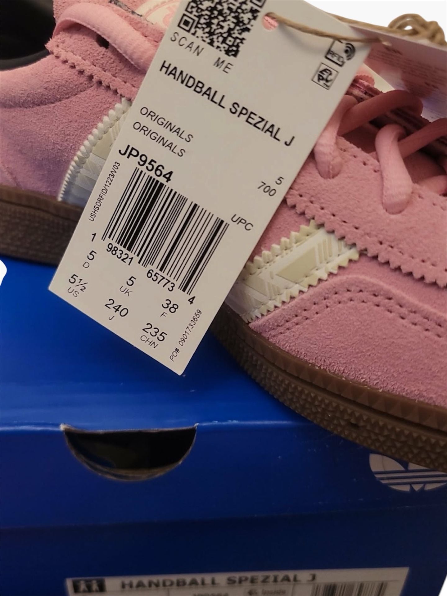 NEW Adidas HANDBALL SPEZIAL SNEAKERS - Pink 5.5 Youth 7 Women’s 9