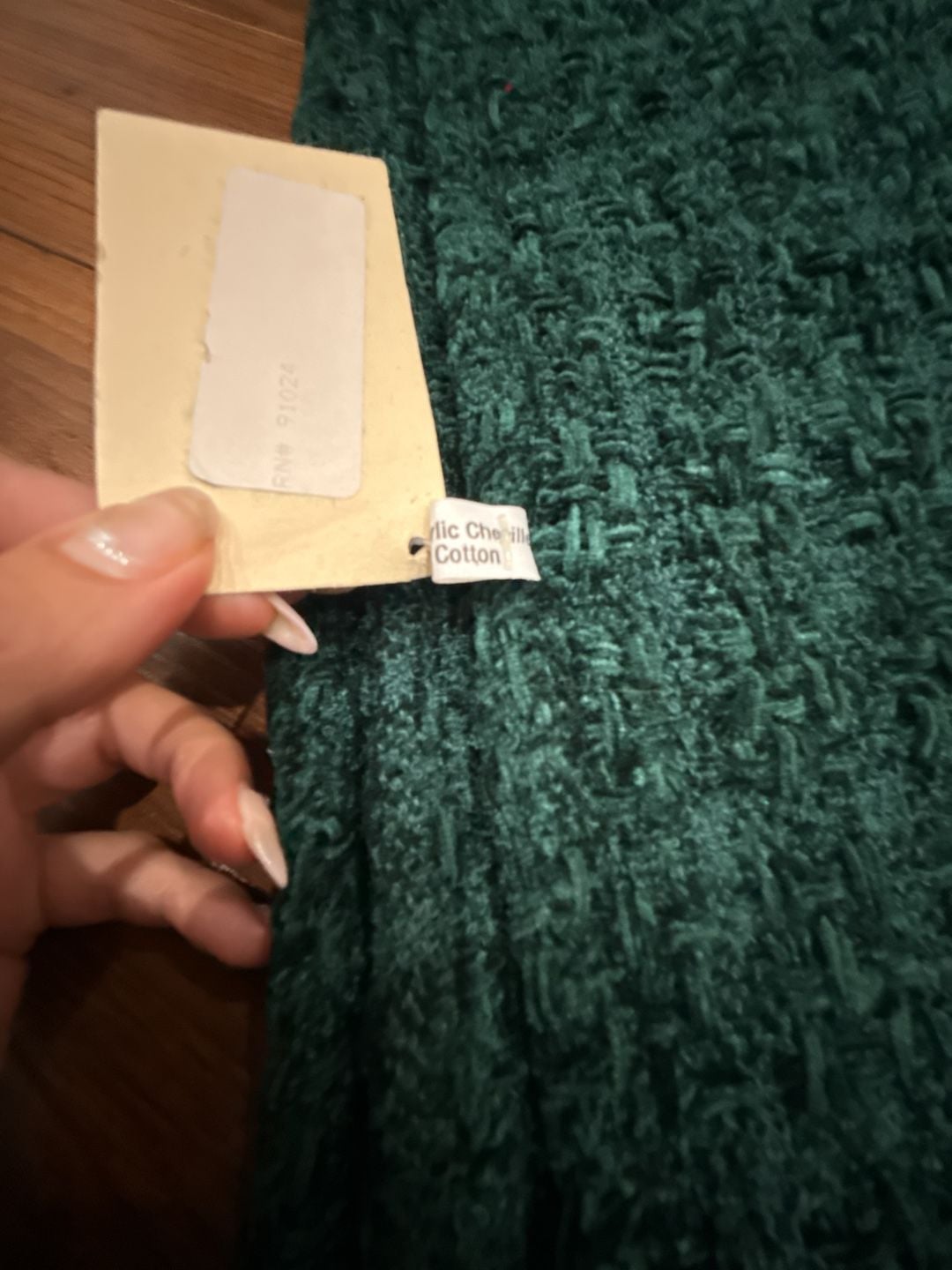 Boyne Valley Weavers Throw Blanket Green Chenille Fringe Ireland 3