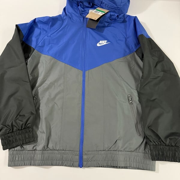 Nike Windrunner Repel Jacket Size XL Blue Gray Black