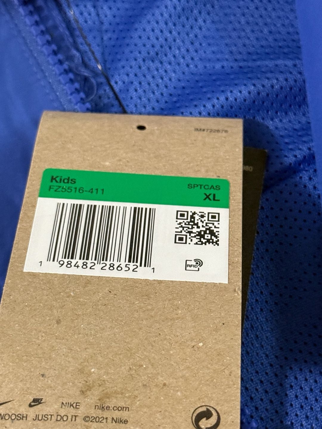 Nike Windrunner Repel Jacket Size XL Blue Gray Black 11
