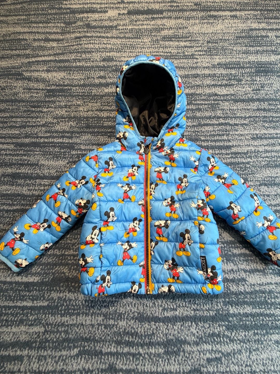 Disney Mickey Mouse Puffer Jacket Blue 1