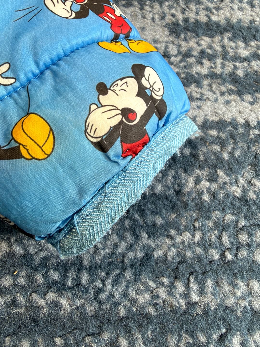 Disney Mickey Mouse Puffer Jacket Blue 13