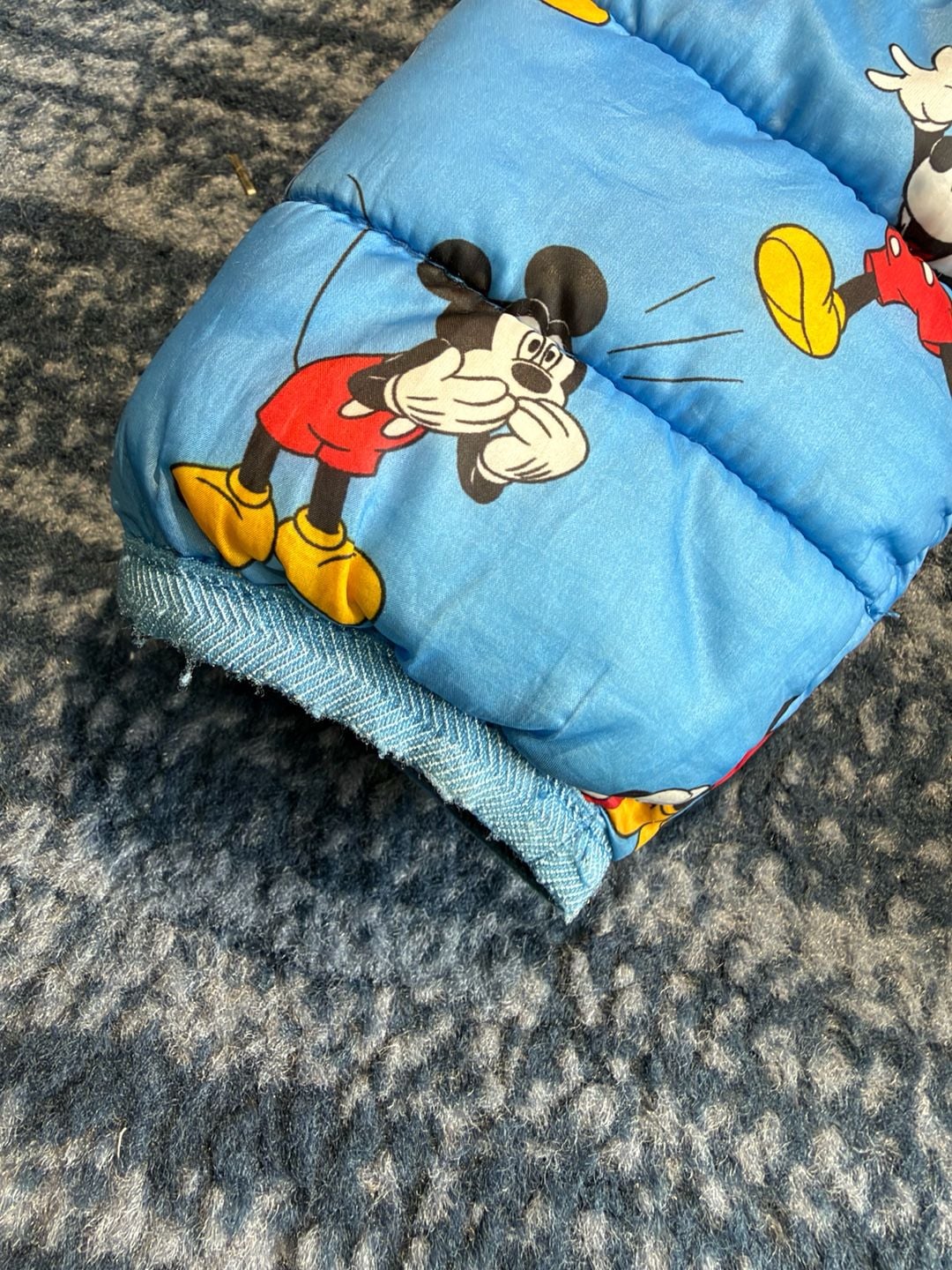 Disney Mickey Mouse Puffer Jacket Blue 14