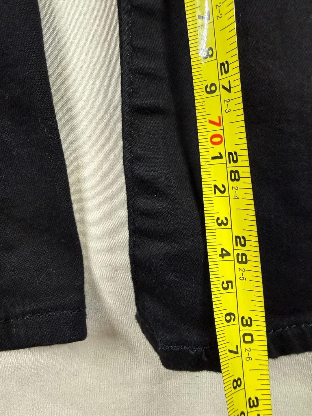 Levi's 726 Flare Jeans Black Denim 9