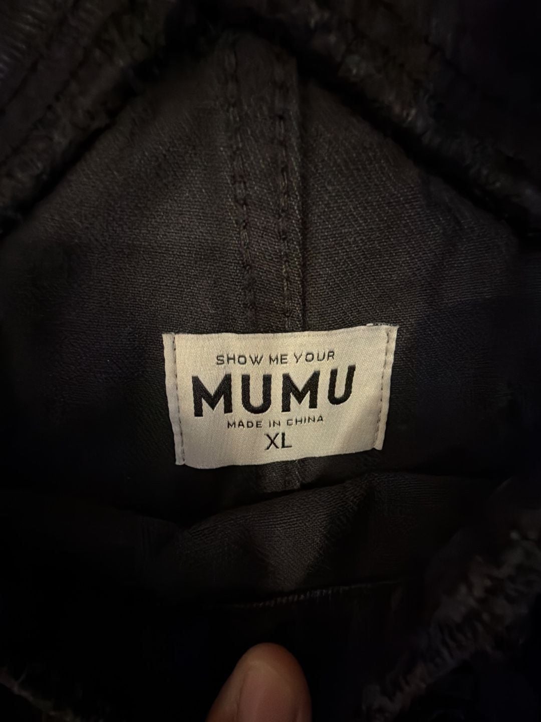 Show Me Your Mumu Denim Jeans Overalls Size XL Black Distressed Shortalls 3