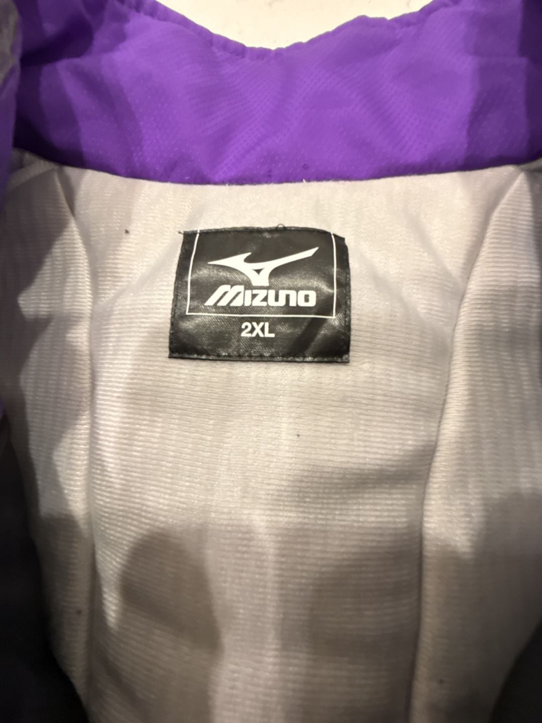 Mizuno Japan Cup 2016 Full Zip Jacket Size 2XL Black Purple 6