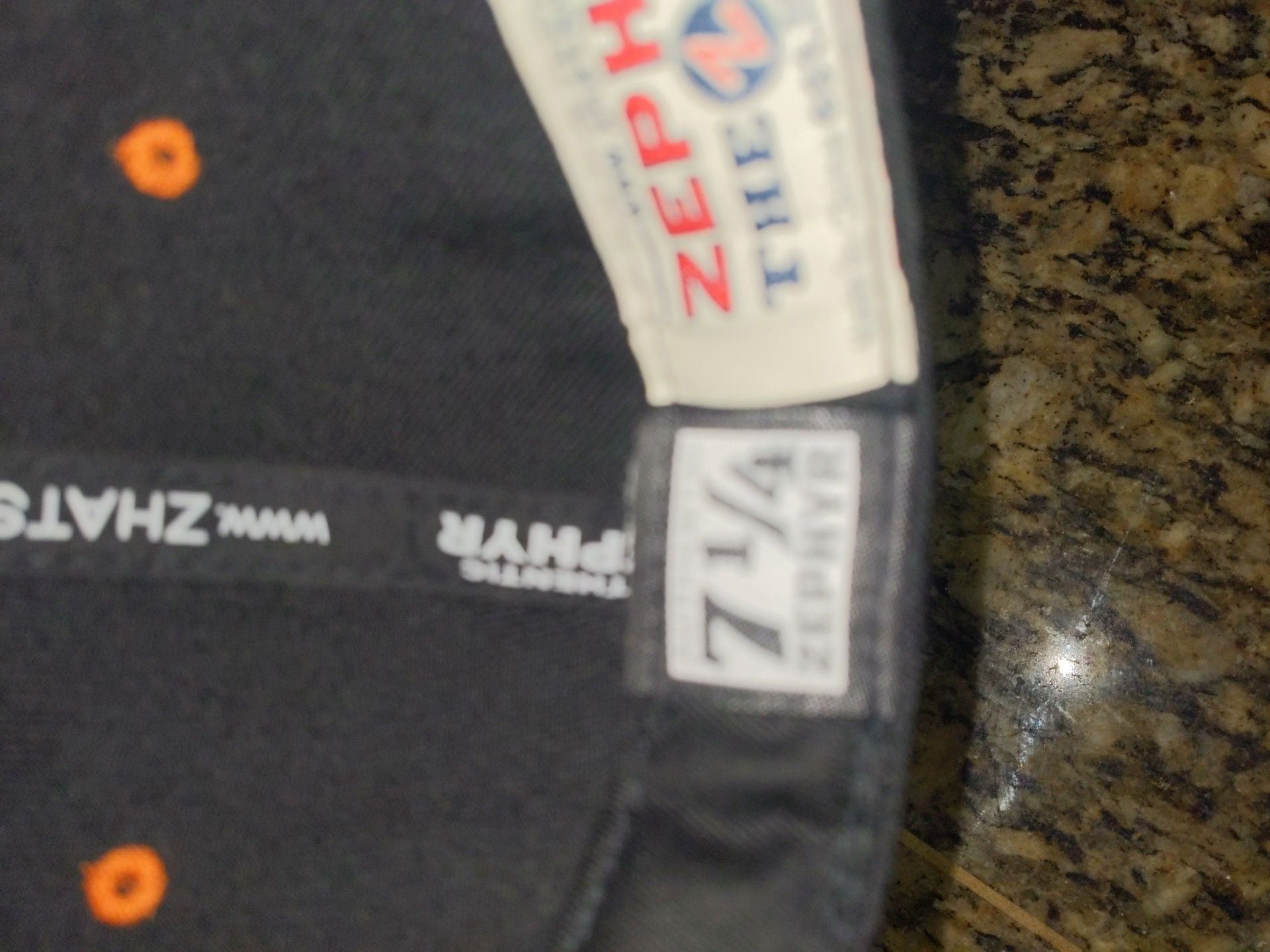 Zephyr Texas Longhorns Fitted Hat Size 7 1/4 Black Orange NCAA 7