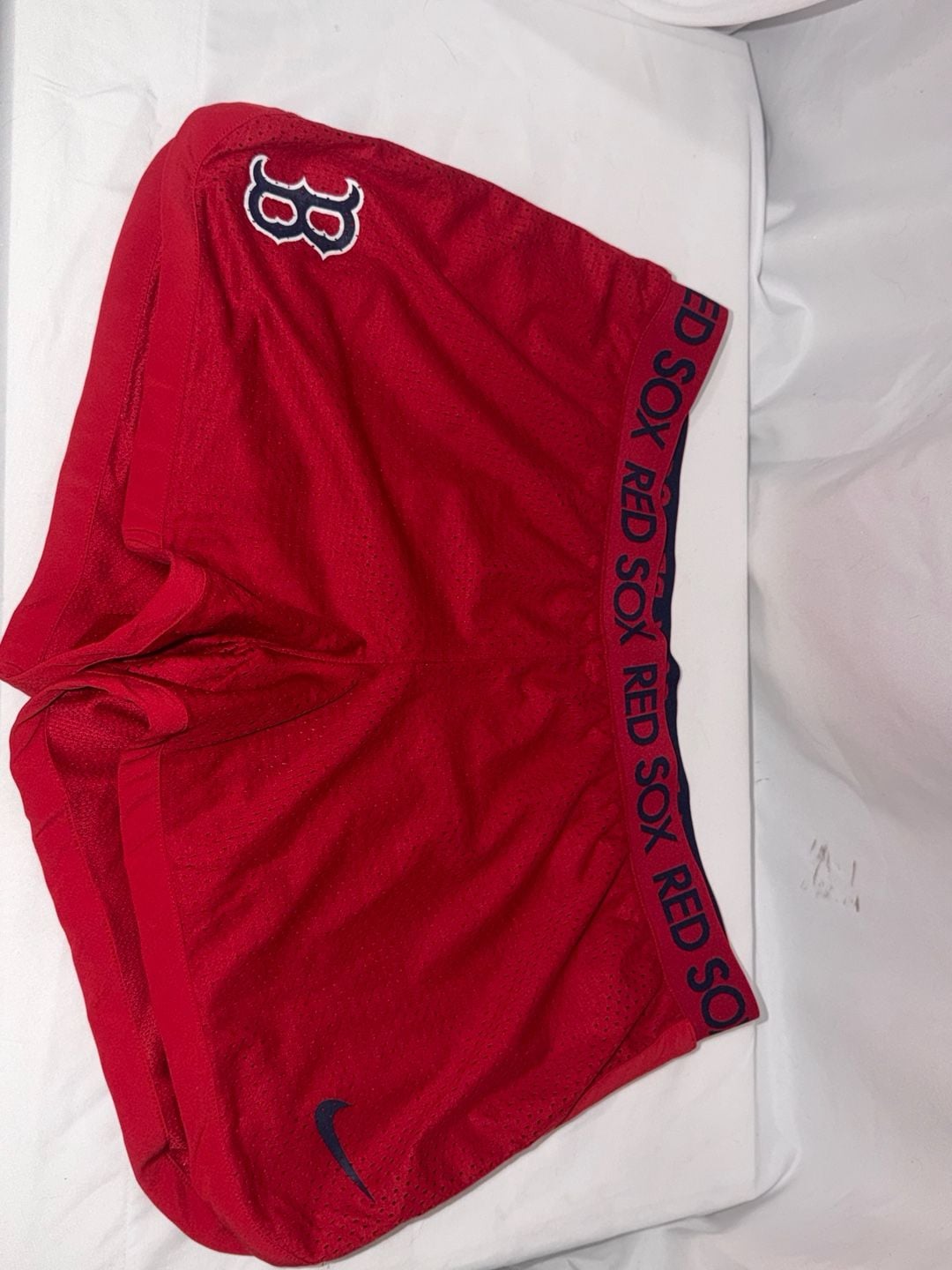 Nike Boston Red Sox Mesh Shorts Size Medium Red Dri-Fit 2