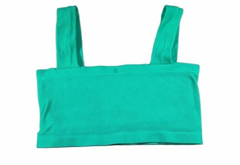 Spiritual Gangster Crop Tank Top Size XS/S Green 2