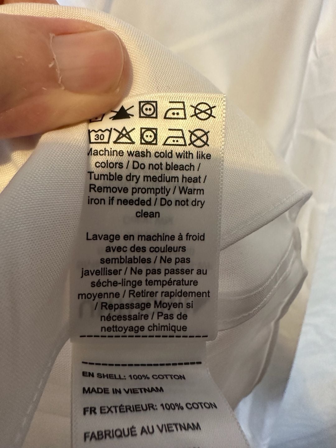 UNTUCKit Las Cases-WF Shirt Size XXXL White Wrinkle Free Regular Fit 8
