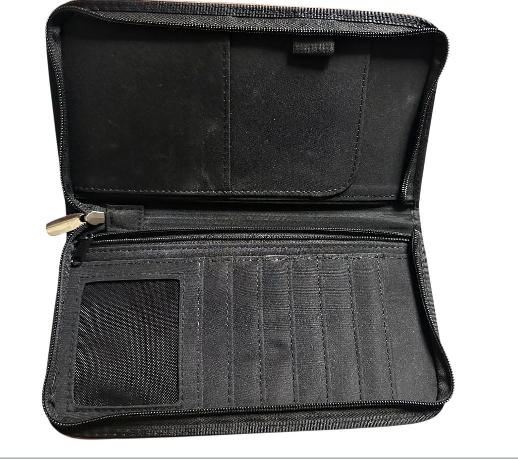 Co-Alliance Bonded Leather Travel Organizer Wallet Riviera Maya Mexico 2014 3