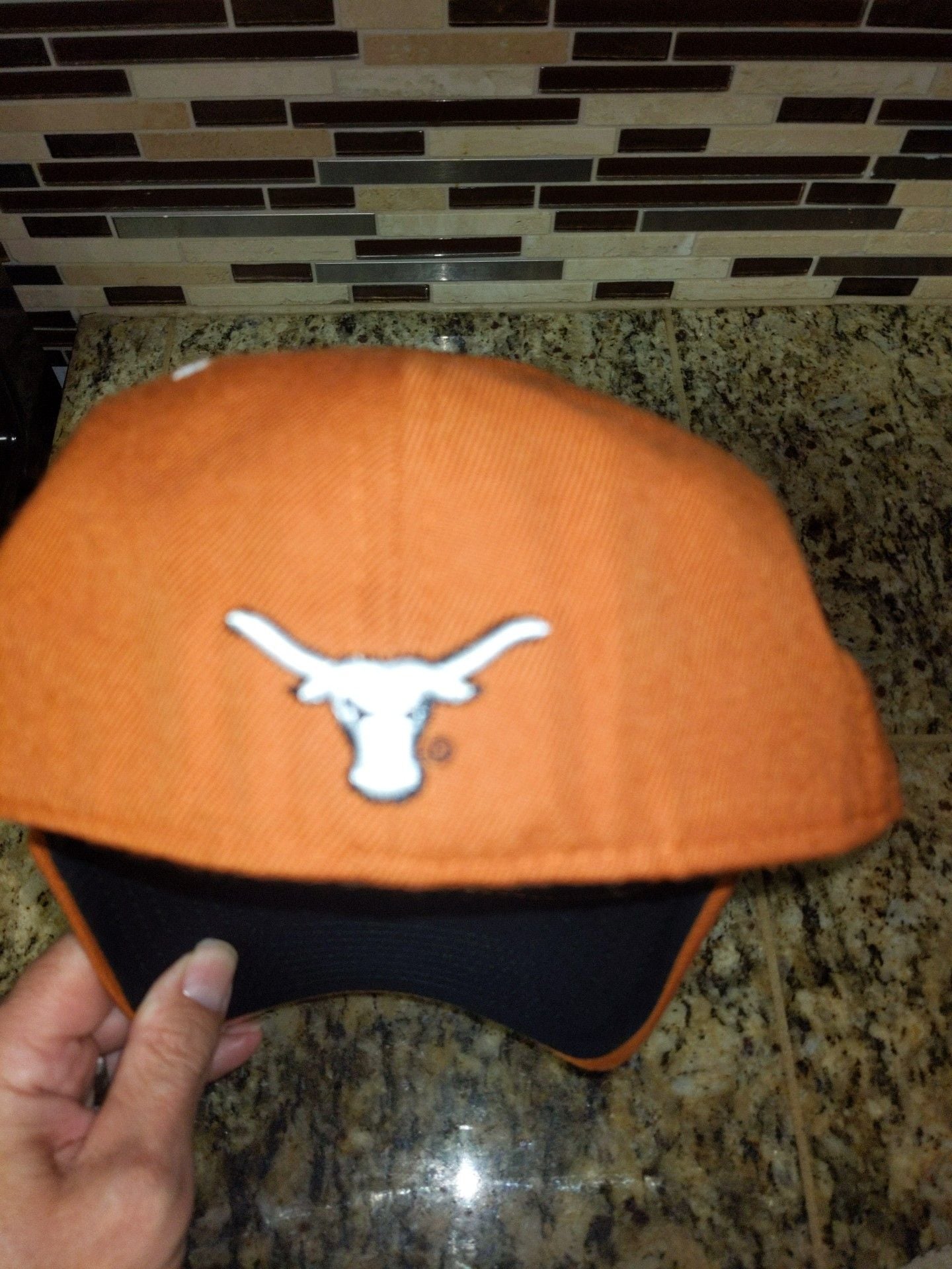 Zephyr Texas Longhorns Fitted Hat Size 7 Orange White 8