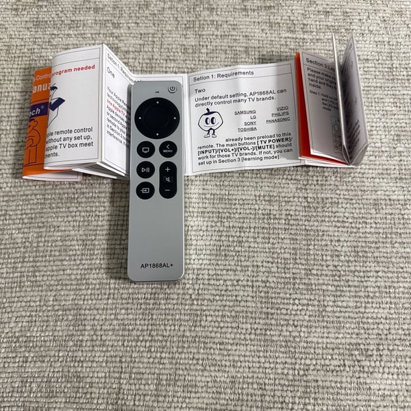 Replacement Remote for Apple TV Remote with Apple TV