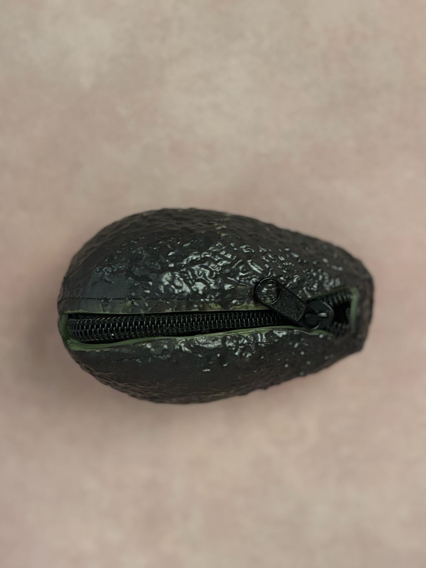 Avocado Coin Purse Novelty Zipper Pouch Realistic Green 3