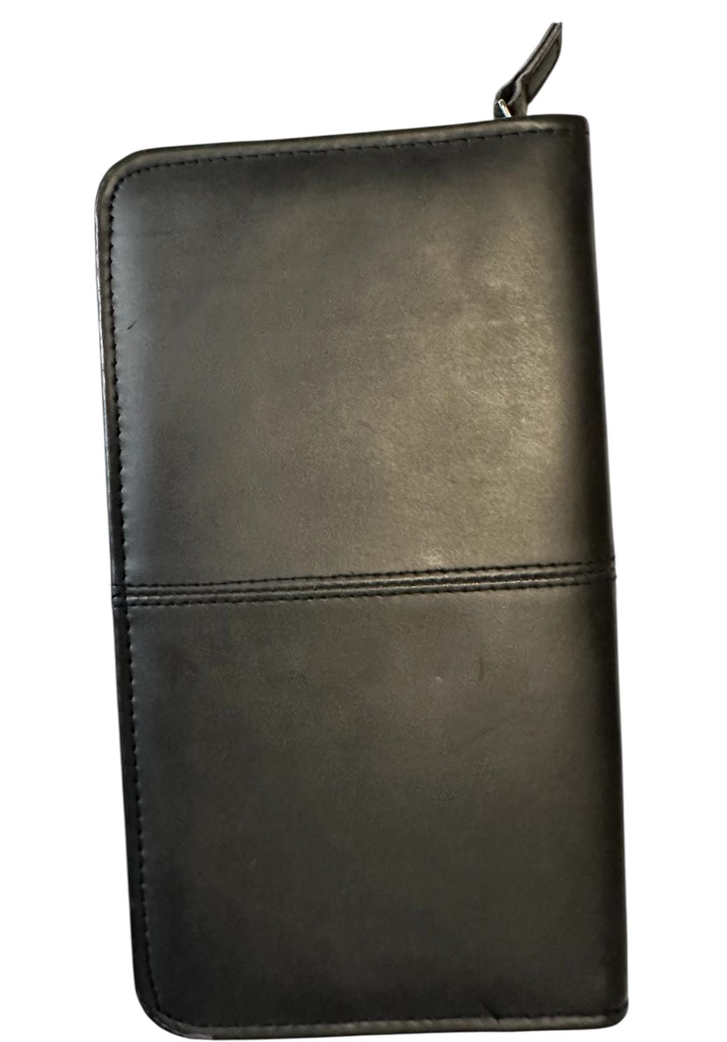 Co-Alliance 2015 Black Leather Organizer Zippered Padfolio 4