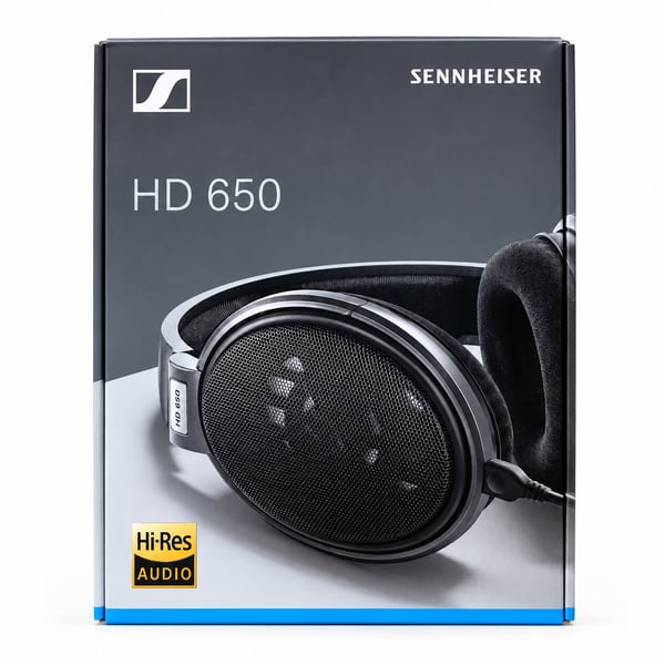 Sennheiser HD 650 Open-Back Audiophile Headphones – Brand New
