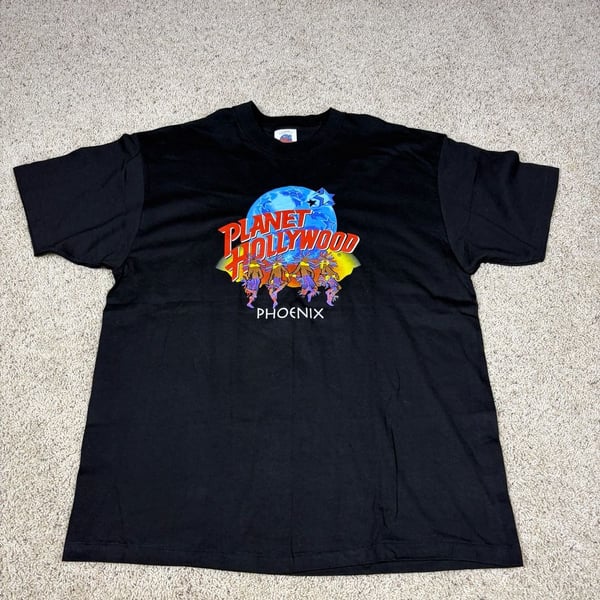 Vintage 90s Planet Hollywood Phoenix T-Shirt Made in USA Single Stitch XL