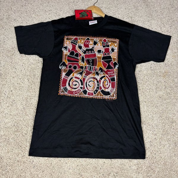 Outback Originals Goannas Australia Graphic T-Shirt L NWT USA