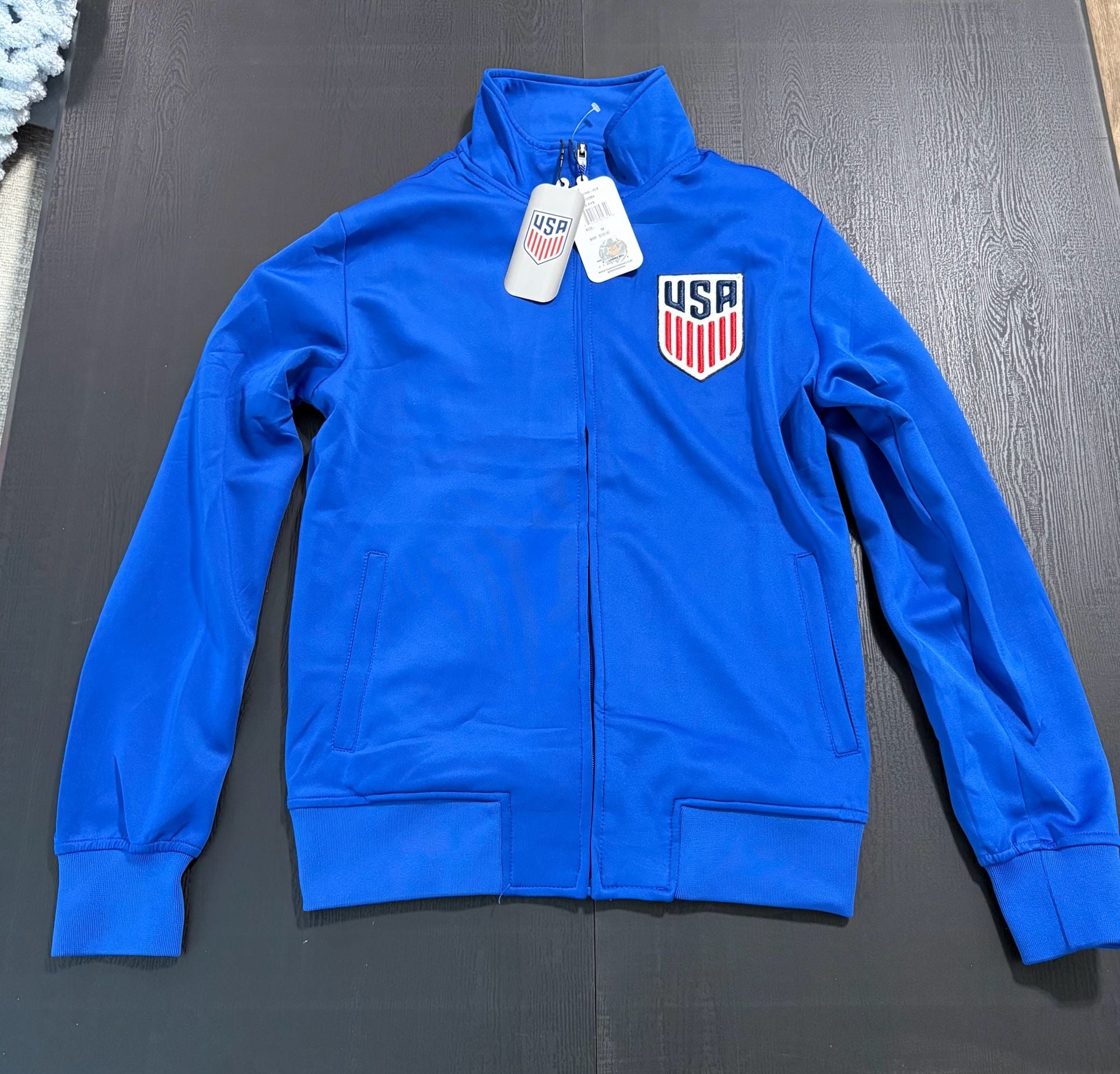 USA Soccer Full-Zip Track Jacket Blue New Pro Standard 2
