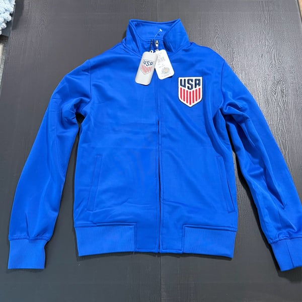 USA Soccer Full-Zip Track Jacket Blue New Pro Standard