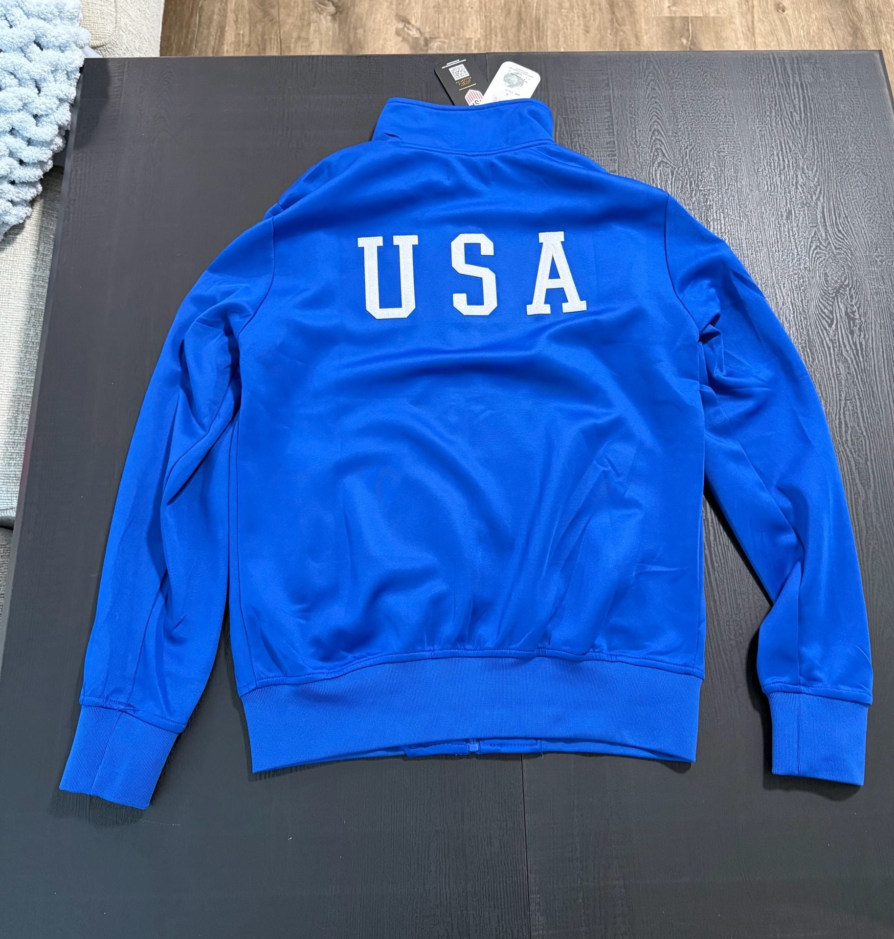 USA Soccer Full-Zip Track Jacket Blue New Pro Standard 8