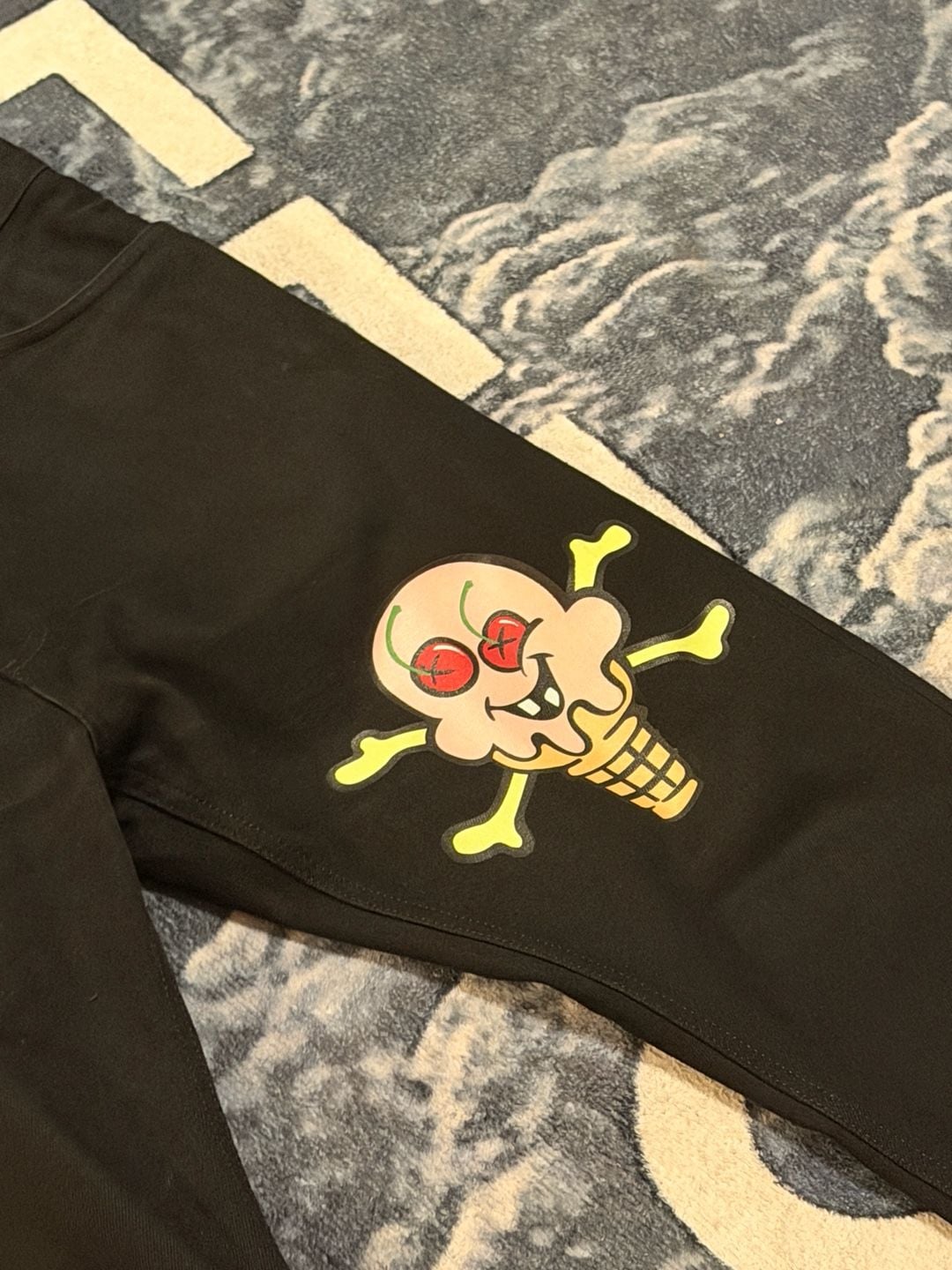 Palm Angels Black Denim Ice Cream Jacket Palm Angels 4