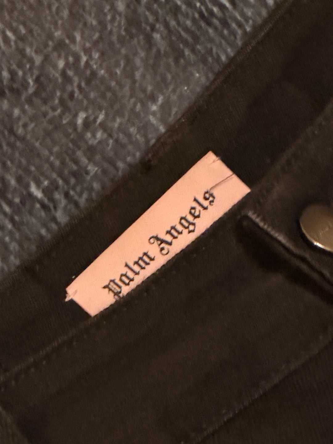 Palm Angels Black Denim Ice Cream Jacket Palm Angels 5