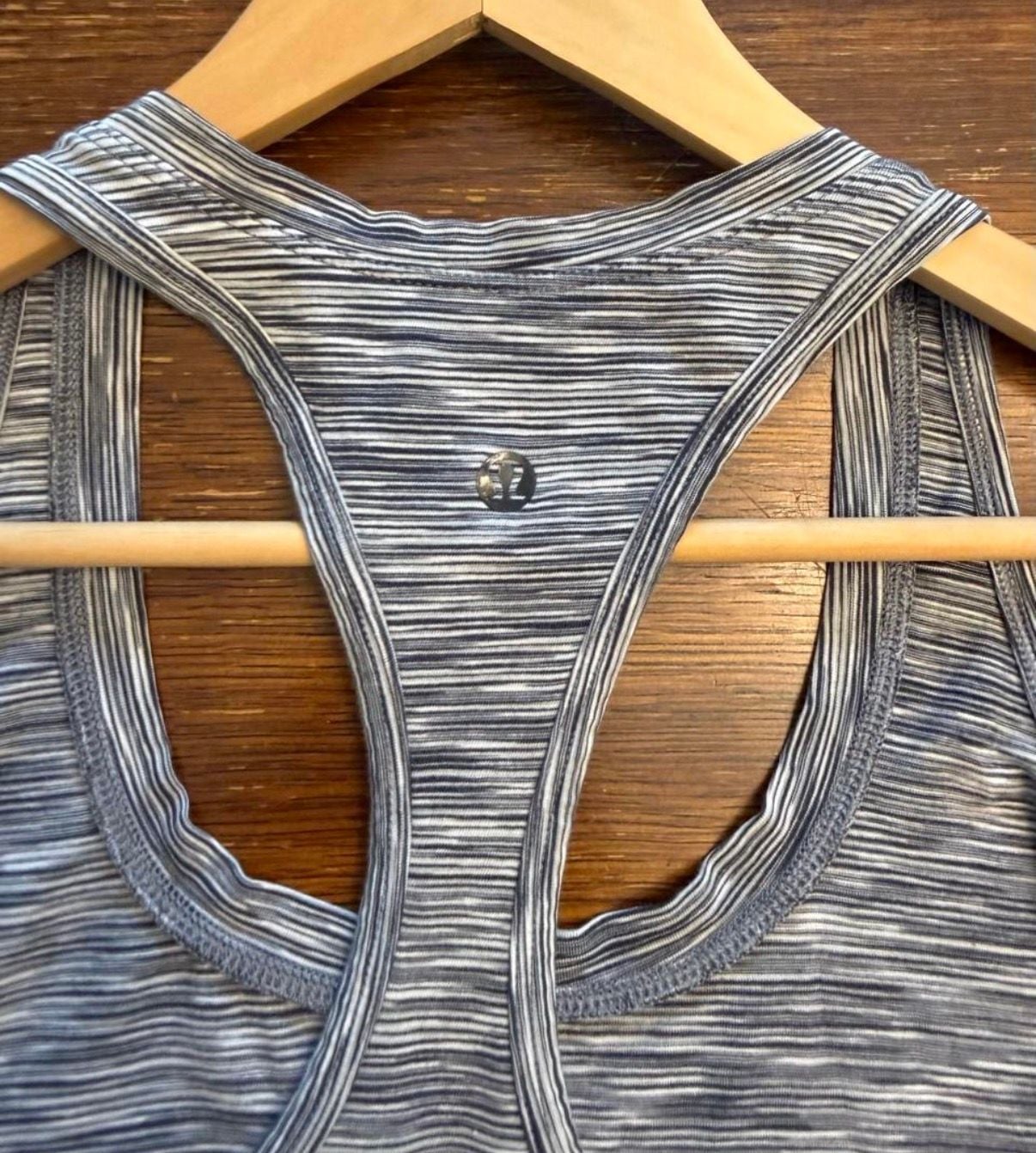 Lululemon Yogi Racer Back Tank Top Size 8 Space Dye 3