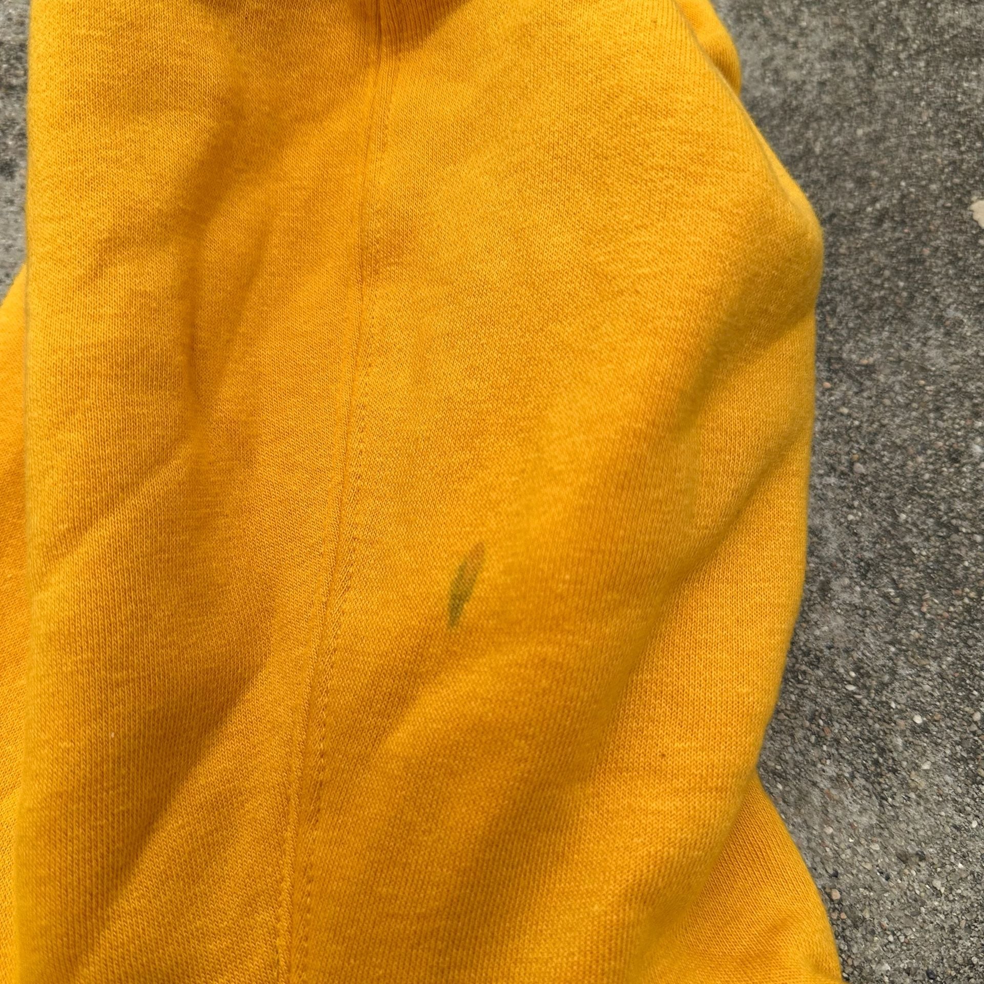 Ed Hardy Cropped Dragon Hoodie Mustard Yellow Medium 6