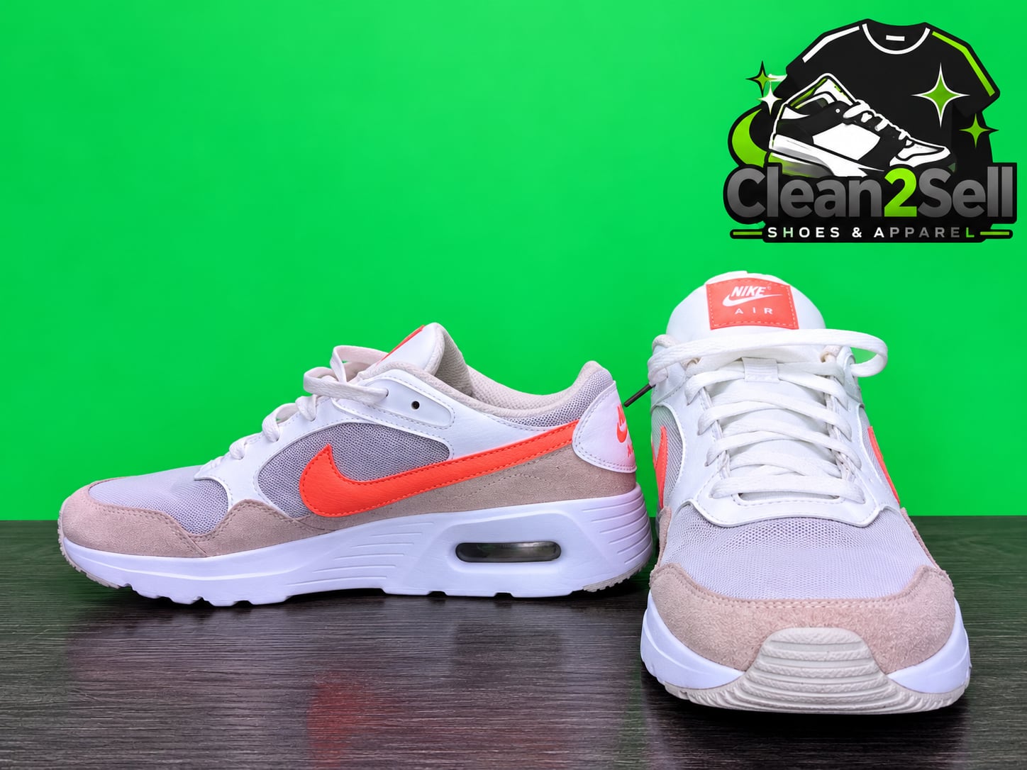 Nike Air Max SC GS Size 7 White Crimson Bliss 3