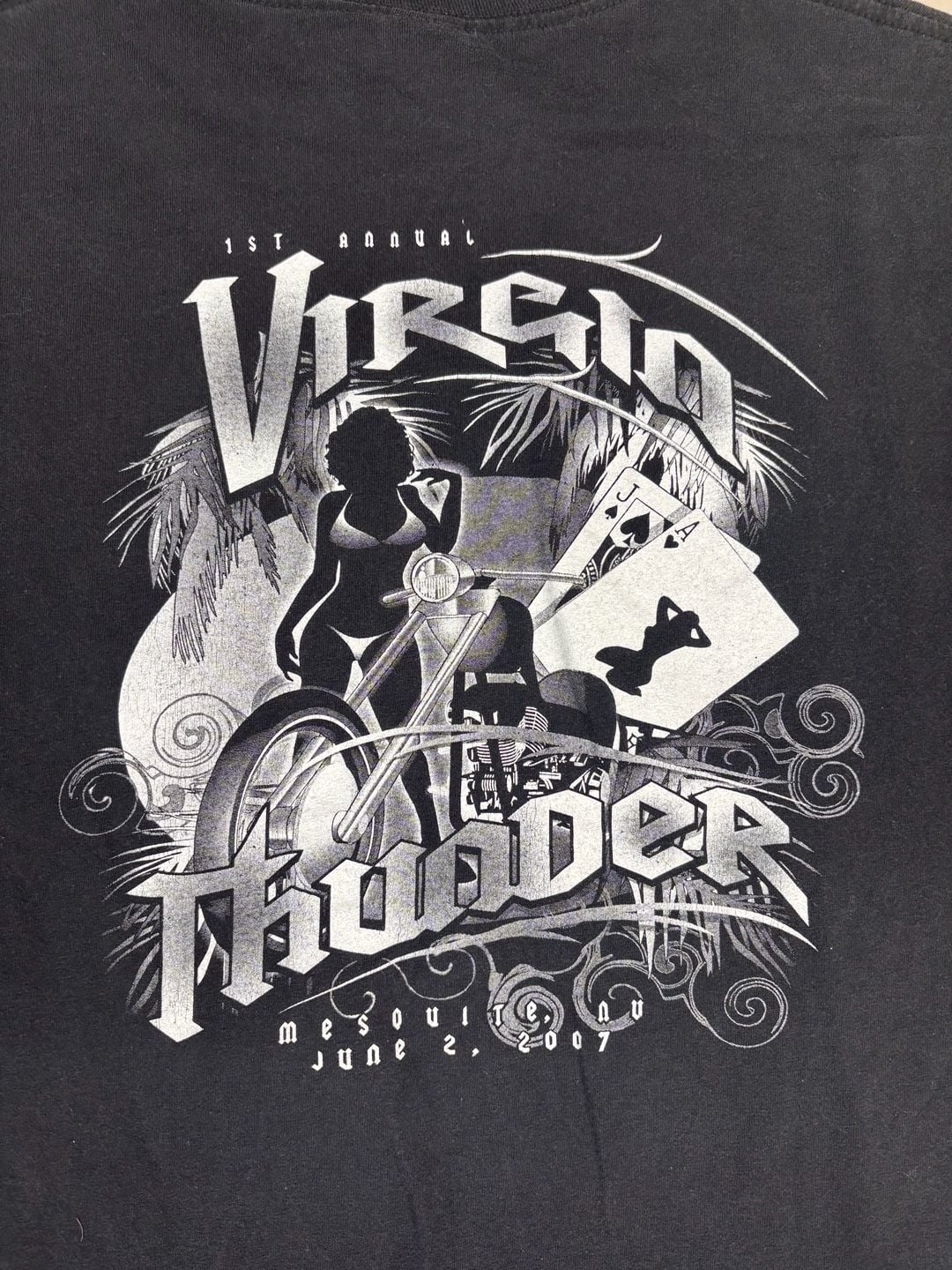 Alstyle Apparel & Activewear Virgin Thunder 2007 T-Shirt Size 3XL Black 3