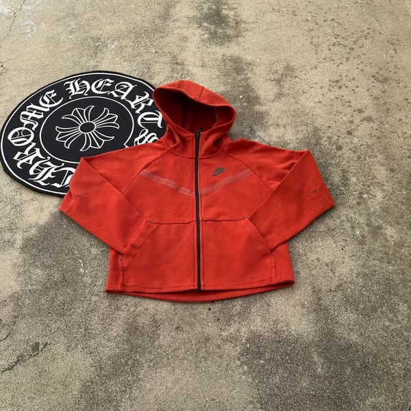 Nike Sportswear Tech Fleece Windrunner Full-Zip Hoodie Red Women's Extra Small