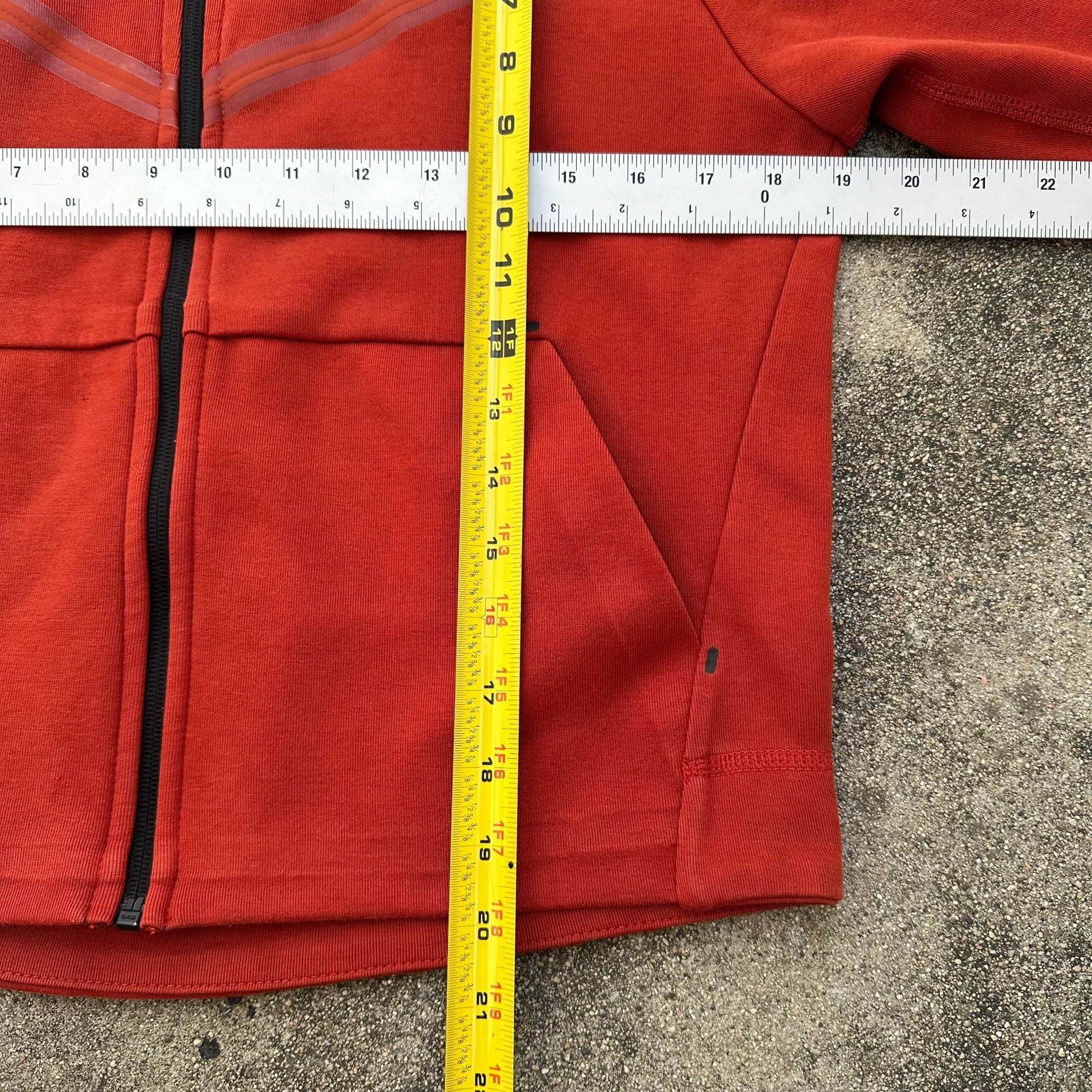 Nike Sportswear Tech Fleece Windrunner Full-Zip Hoodie Red Women's Extra Small 6