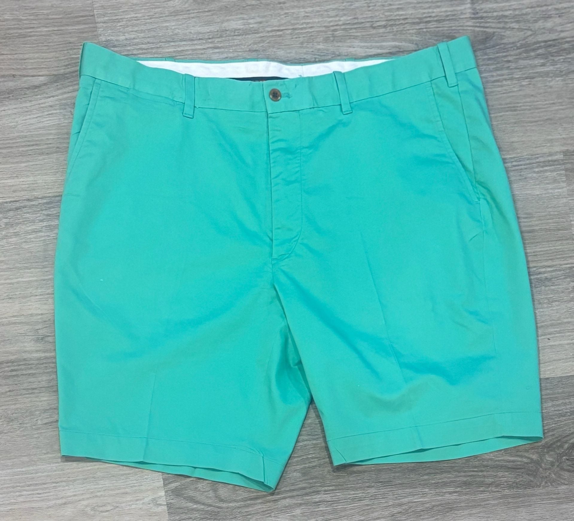 Polo Golf Ralph Lauren Shorts Size 38 Green Cotton Stretch Classic Fit 2
