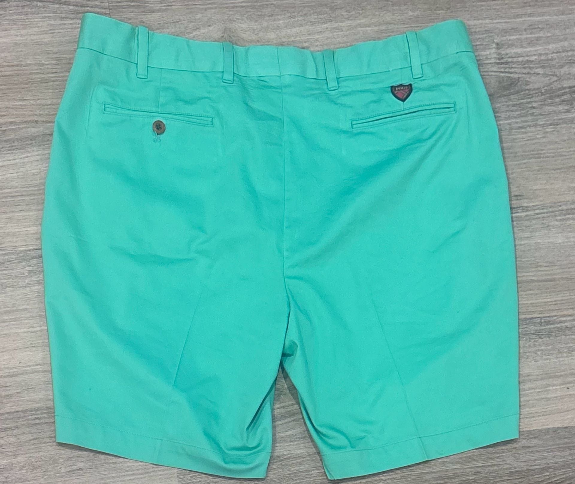 Polo Golf Ralph Lauren Shorts Size 38 Green Cotton Stretch Classic Fit 3