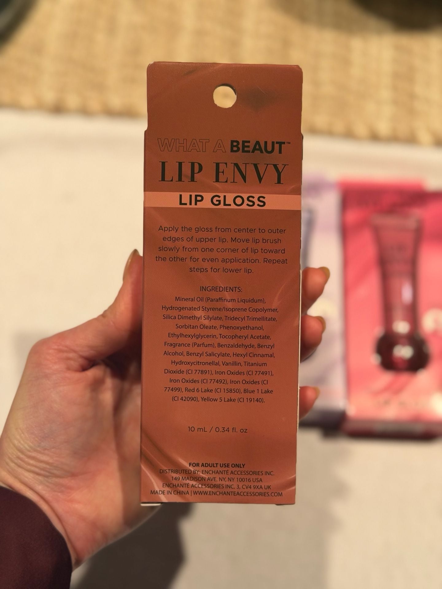 What A Beaut Lip Envy Lip Gloss -- Set of 5 New! 6