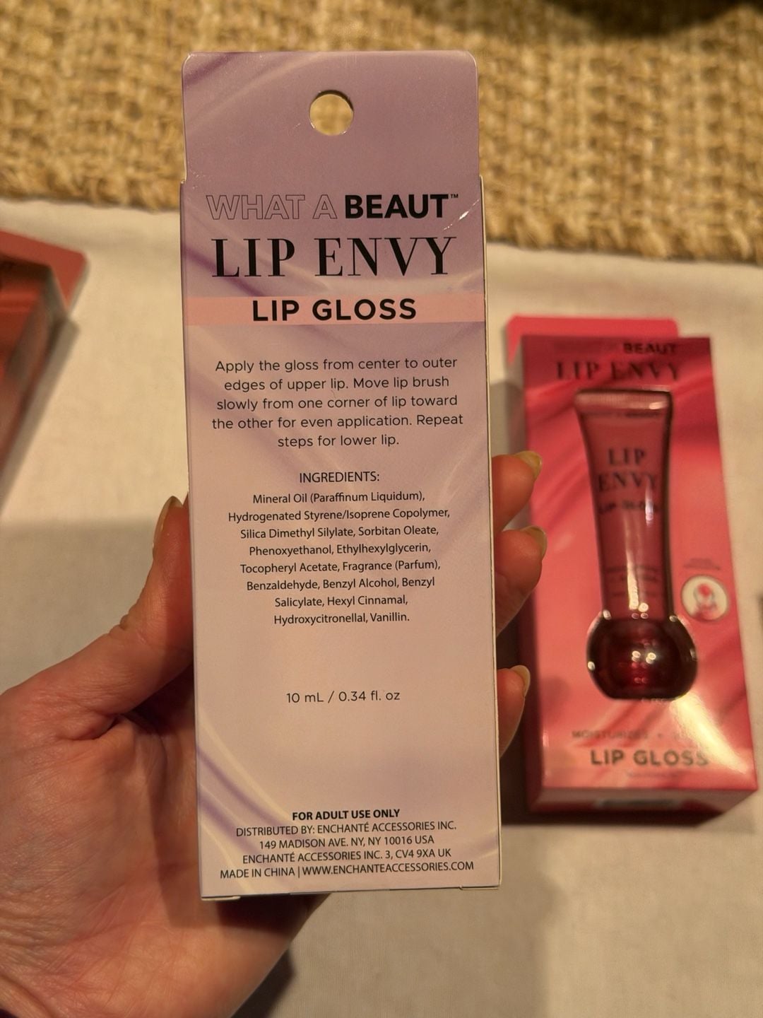 What A Beaut Lip Envy Lip Gloss -- Set of 5 New! 9