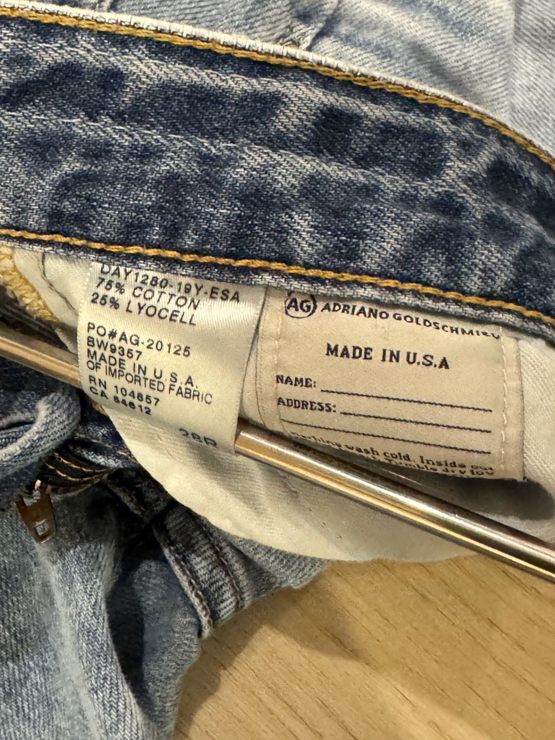AG Adriano Goldschmied Ex-Boyfriend Crop Jeans Size 28R 5