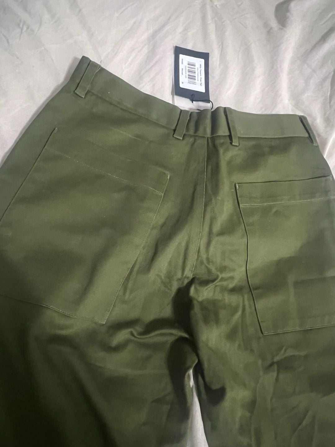 Percival Utility Trousers Khaki Twill Size 30 Olive Green Chino Pants 6