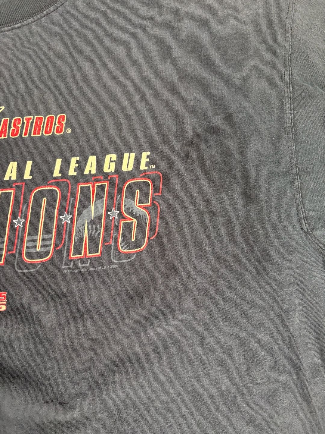 VF Imagewear Houston Astros 2005 National League Champions T-Shirt Black 4