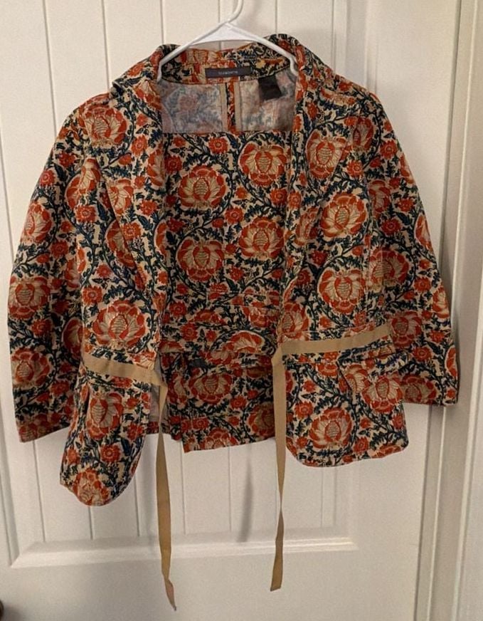 Liz Claiborne Floral Print Petite P Pants Set 1