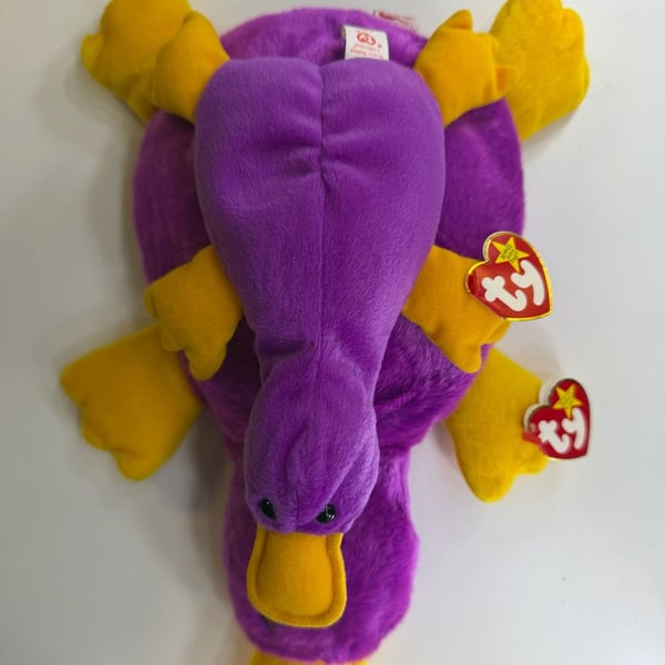 Ty Patti The Platypus Beanie Baby Plush Stuffed Animal