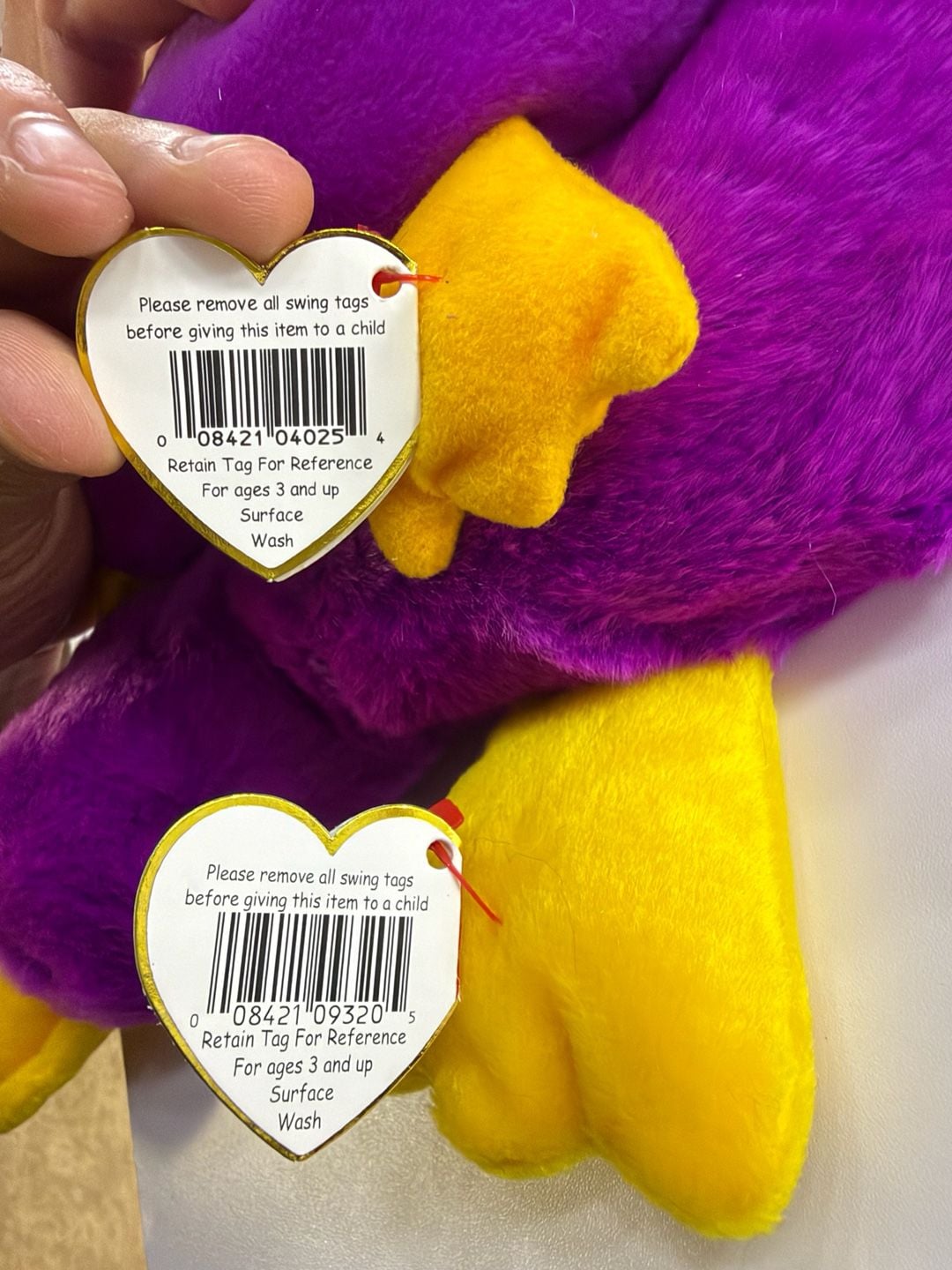 Ty Patti The Platypus Beanie Baby Plush Stuffed Animal 4