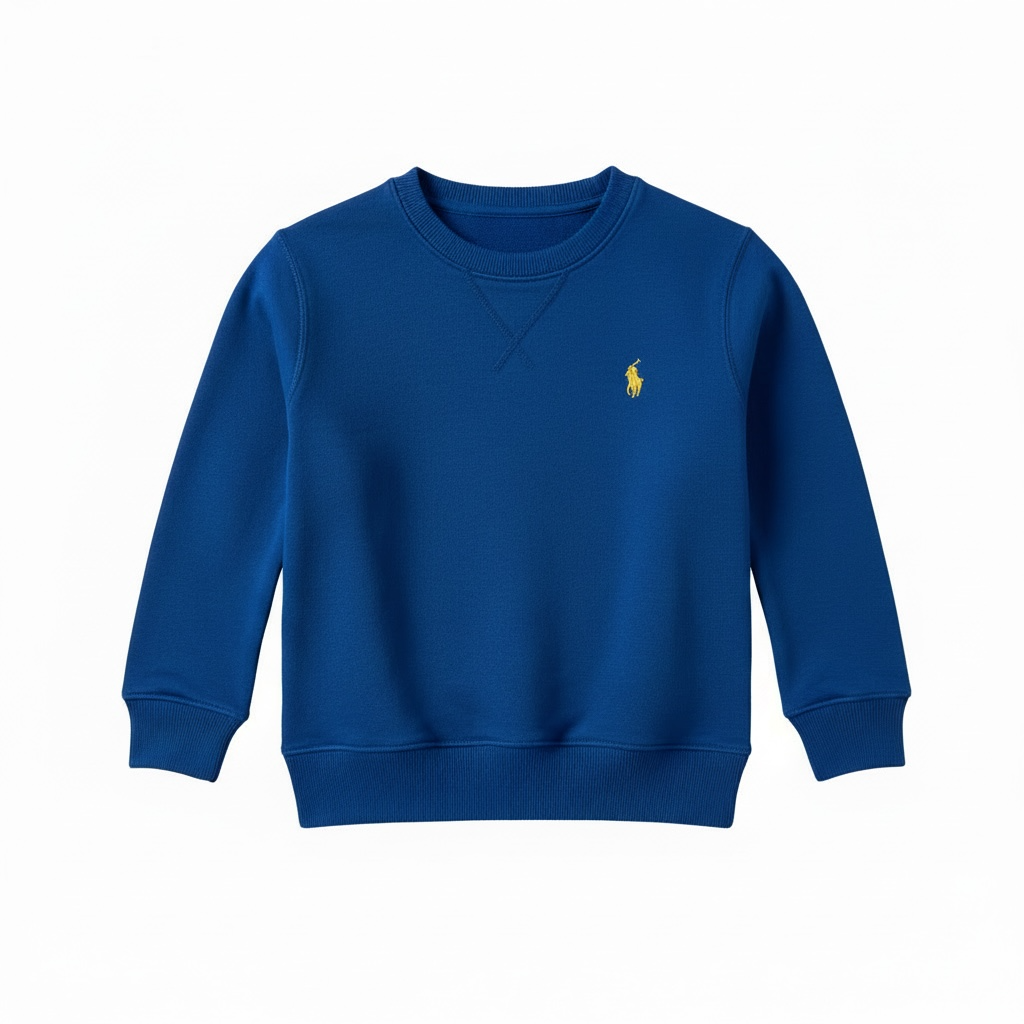 Ralph Lauren Fleece Crewneck Sweatshirt Size 24M Blue 2