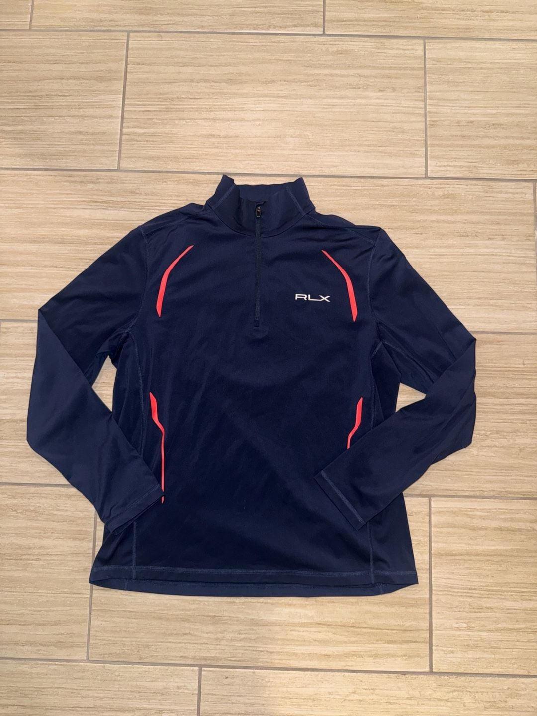 RLX Ralph Lauren golf 1/4-Zip Pullover Size L Blue Performance 2