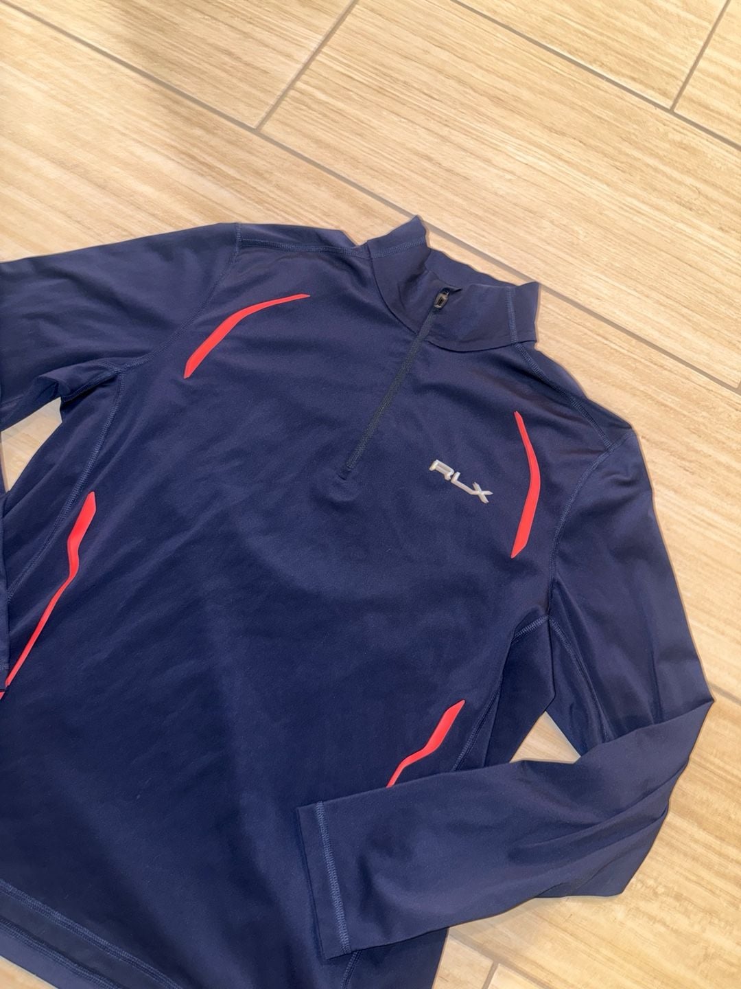 RLX Ralph Lauren golf 1/4-Zip Pullover Size L Blue Performance 3