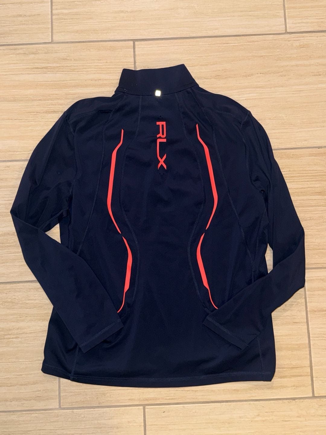 RLX Ralph Lauren golf 1/4-Zip Pullover Size L Blue Performance 4