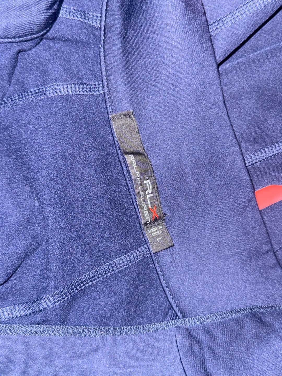 RLX Ralph Lauren golf 1/4-Zip Pullover Size L Blue Performance 5