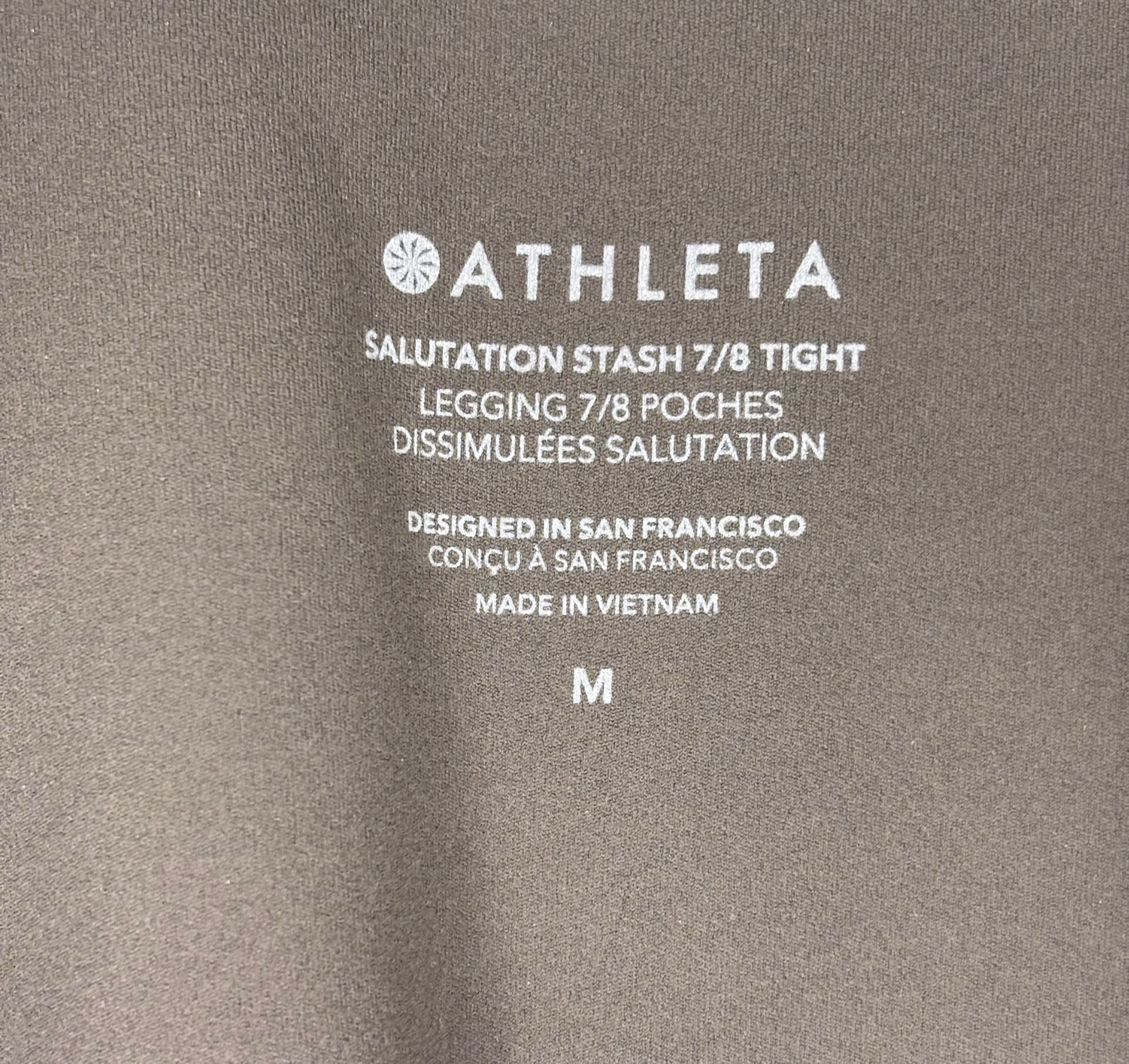 Athleta Salutation Stash 7/8 Tight Size M 4
