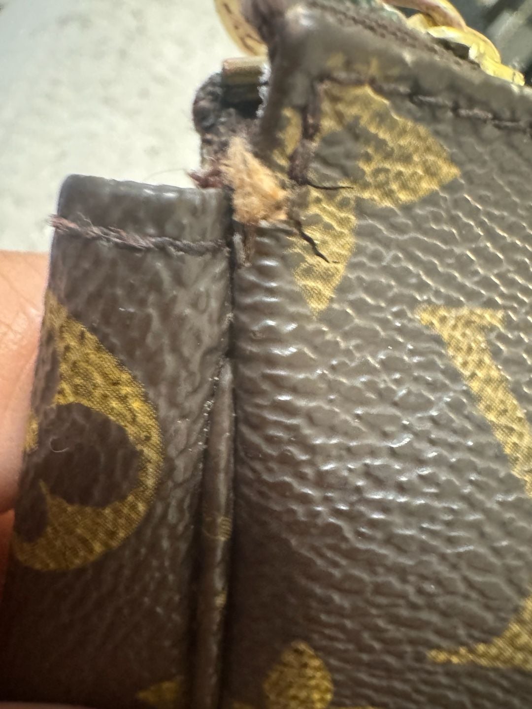 Louis Vuitton Pochette Accessoires Monogram Canvas Brown Shoulder Bag 8